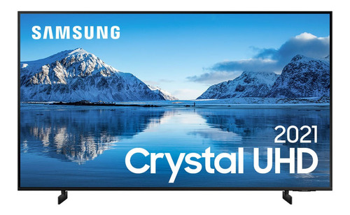 Imagem 1 de 7 de Smart Tv Samsung 60'' Crystal Uhd 4k Au8000 Visual Sem Cabos