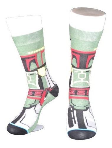 Calcetines Divertidos Animados Star Wars Boba Fett