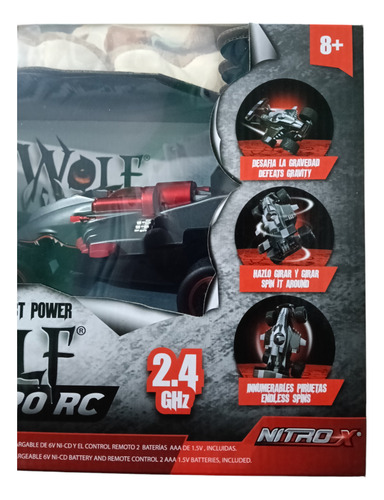 Carro Gwolf Radio Control Lobo Poder Bestial 100 Acrobacias