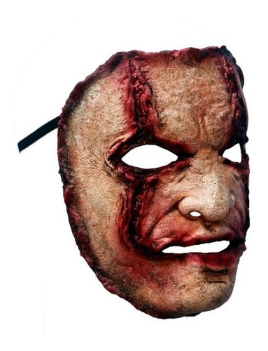 Máscara De Serial Killer Asesino Serial Disfraz Halloween Color Carne