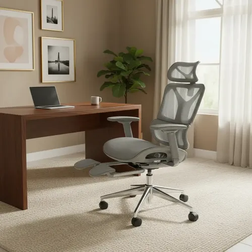 Cadeira Escritório Ergonômica Executiva Premium Dinamarca Bt03 Lu...