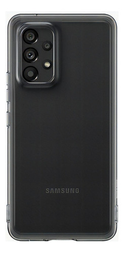 Soft Clear Cover Para Galaxy A53 (a536) Samsung Color Negro