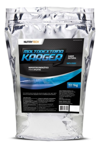 Maltodextrina Karger 1kg 100% Puro Pré-treino E Pós-treino