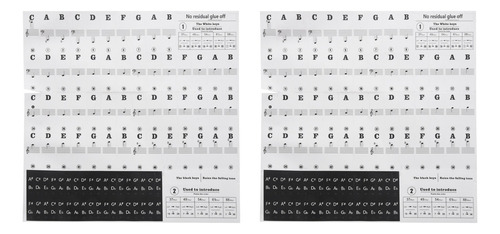 Adhesivo Universal Para Teclado 88/61/54/49, 2 Unidades, Tra