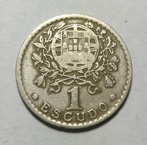 Portugal Escasa Moneda De 1 Escudo 1951 Libertad - Km#578
