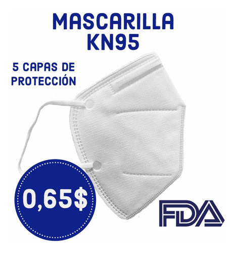 Mascarillas, Tapabocas Kn95 De Liga Caja De 30 Und