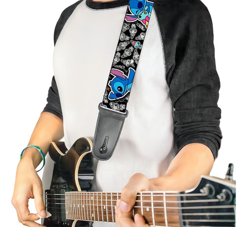 Hebilla De La Correa De Guitarra Poses Mini Scrump Dispersad