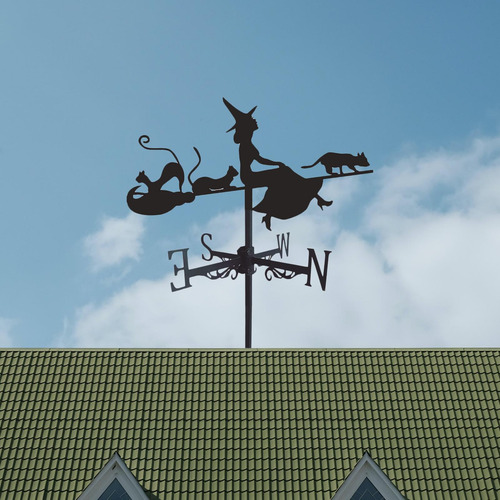 Weathervane Weather Rust Bruja Y Gato Bruja Y Gato