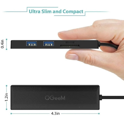 Hub Usb 3.0 -lector Memoria Premium Compatible Anker Sd