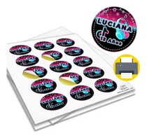 Comprar Kit Imprimible Sticker Circulo Multiuso Tematica Tk