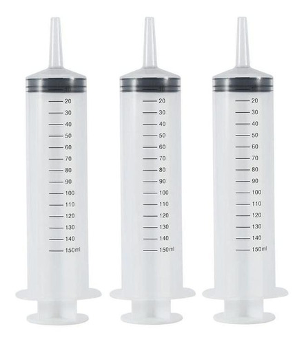 Accesorios Para Rellenar, Mxsyr-003, 3 Pzs, 150 Ml, Plástic