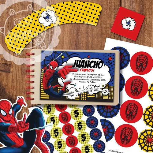 Kit Imprimible Spiderman Hombre Araña Decoracion Cumpleaños