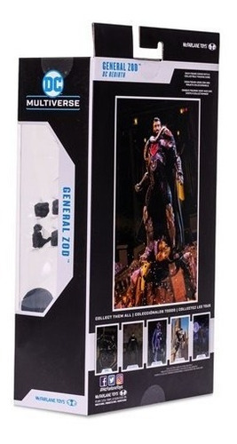 General Zod Dc Rebirth Dc Multiverse Mcfarlane Toys