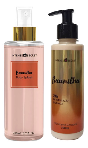 Kit Baunilha Creme Corporal + Body Splash - Intense Secret