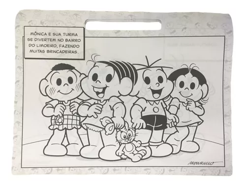 LIVRO INFANTIL COLORIR CIRANDA CULTURAL TURMA DA MONICA BRINCANDO JUNTOS