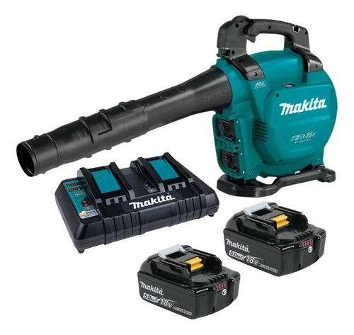 Soprador De Folhas Makita Dub363 2 Bat 18v 5ah Carreg Rapido