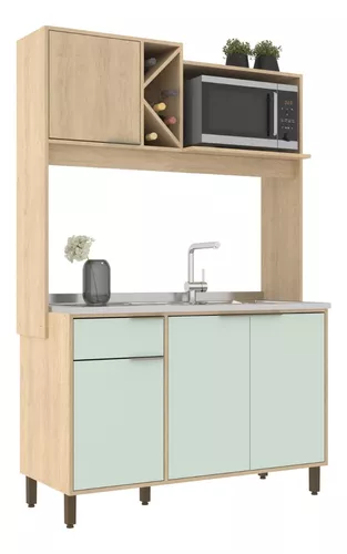 Mueble Cocina Alacena Multiuso Armario Aparador 8 Puertas - Milenio