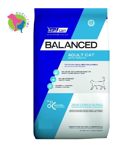 Vital Can Balanced Gato Adulto X 2kg-e/gratis Z/oeste