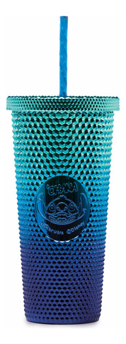 2 Vasos Stitch Y Mickey  Con Popote Betterware 700 Ml