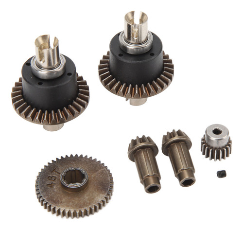 Kit De Engranajes De Motor De Coche Rc, Conjunto De Transmis