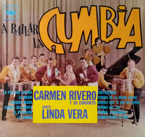 Carmen Rivero, Canta: Linda Vera - A Bailar. Lp, Vinilo.