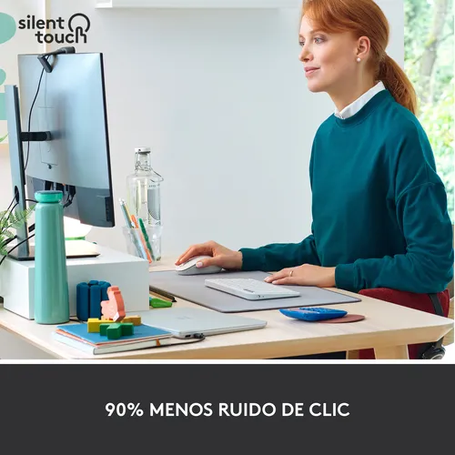 Logitech Mouse Inalámbrico Signature M650 L, Bluetooth