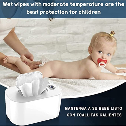 Calentador De Toallitas Para Bebés Usb Con Pantalla Digital