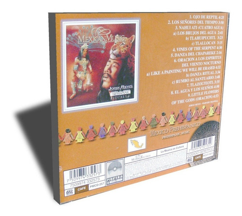 Imagen 2 de 2 de Mexican Music / Jorge Reyes Prehispanic Rituals C D Nuevo