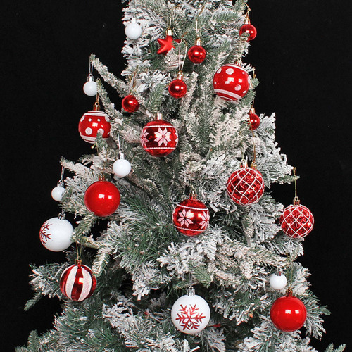Bola De Natal Pintada Decoração De Árvore De Natal - Azul Br | Parcelamento  sem juros