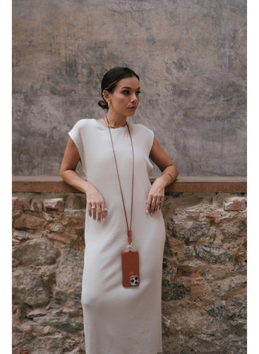 Capa Zanggi Jade Couro Personalizada Para iPhone 15 Pro Max