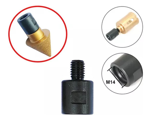 Adaptador Del Kit De Conversión De Amoladora Angular M14 A M
