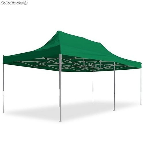 Gazebo 6x3 Mts Plegable Autoarmable Verde Hierro Reforzado