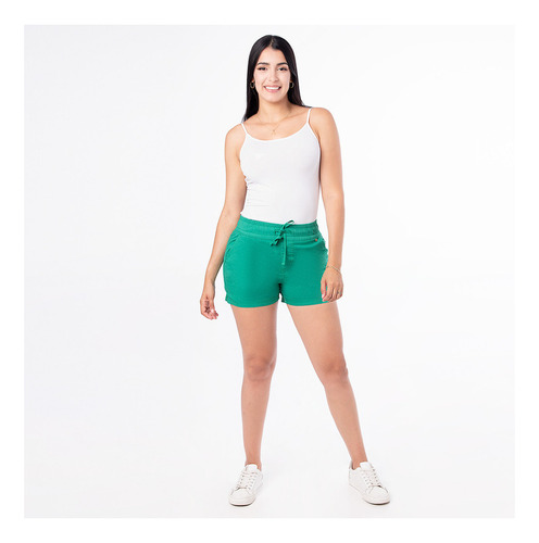 Short Tafeta Pionier Shelsin Verde