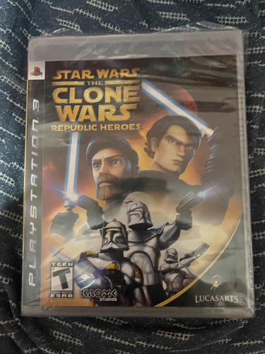 Star Wars The Clone Wars Ps3 Nuevo Y Sellado