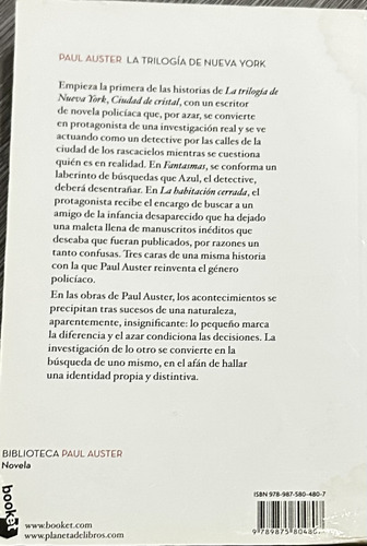 Libra La Trilogía De Nuwva York. Nuevo !!