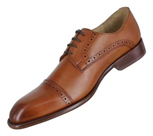 Zapato Vestir Oxford Hombre Café Piel Stfashion 04703710 – SALVAJE TENTACIÓN