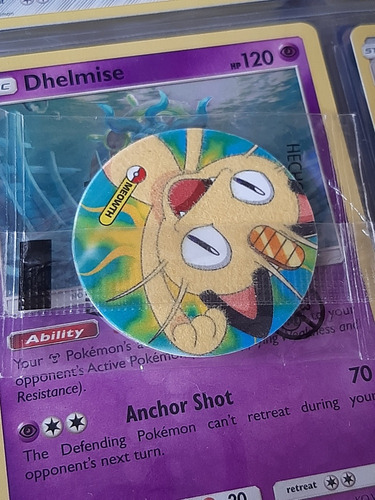 Tazo De Peluche De Meowth T-189 En Su Bolsita Original. (Usado)