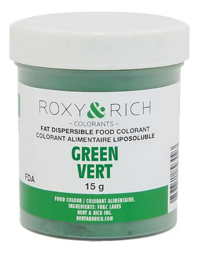 Colorante En Polvo Roxy & Rich, Verde 15g.