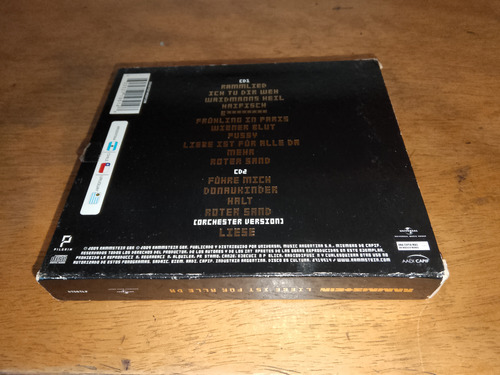 Rammstein Liebe Ist Für Alle Da 2cd Original Argentina 2009 (Usado)