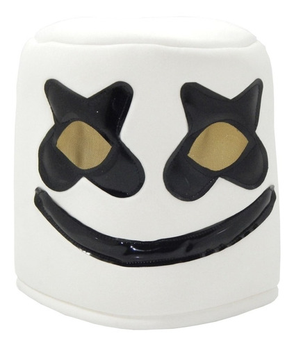 Dj Marshmello Mascara Caso Blanco Simple Sin Luz