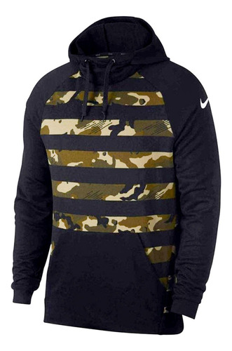 Hoodies Hombre Negra Nike Drifit Casm1