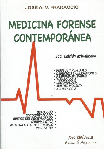 Medicina Forense Contemporánea Fraraccio
