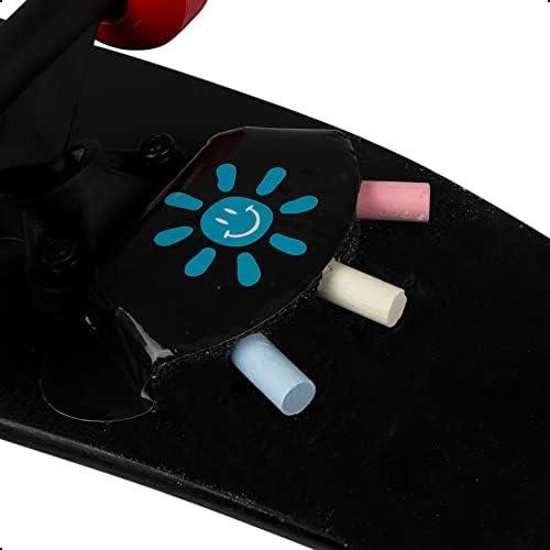 Combo De Monopatín Con Diseño Pizarra Y Casco Playwheels 21