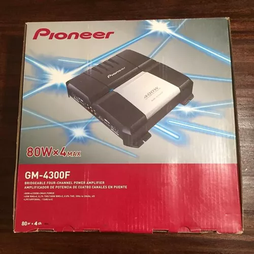 Pioneer Amplificador Coche GM-ME500X1 Plateado