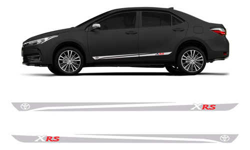 Faixa Corolla Xrs 2009,2010, 2011, 2012/ 2022 Toyota Lateral