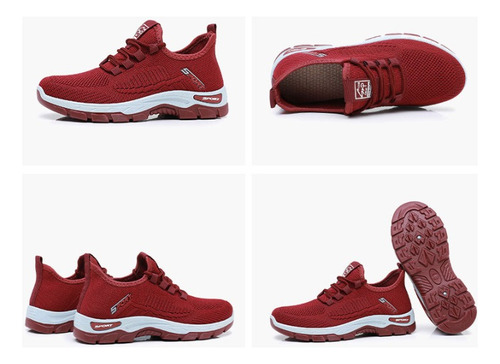 Zapatos De Tenis De Moda Casual Para Mujeres Cómodos Y Transpirables Zapatillas Antideslizantes