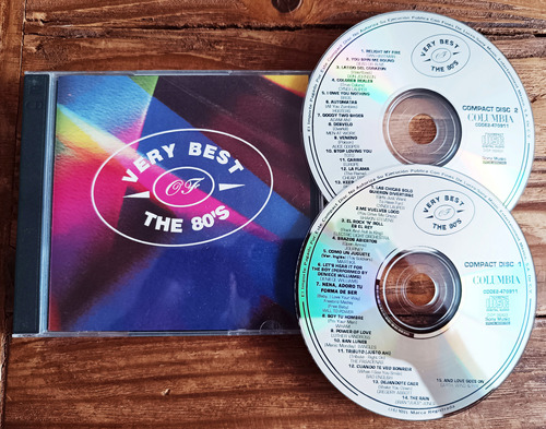 Very Best Of The 80's Vers. Orig. Artistas De Cbs 2 Cd's Me 