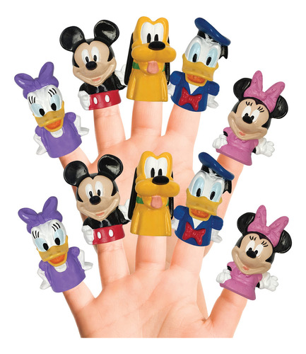 Disney Mickey Mouse & Friends - Juego De Marionetas De Dedo.