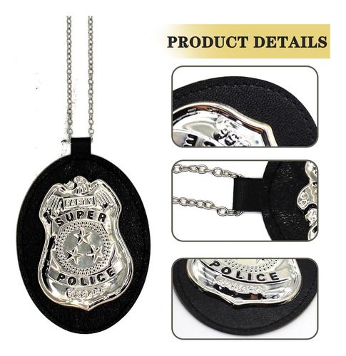 Kit De Accesorios De Policía, Disfraz De Juego De Simulación