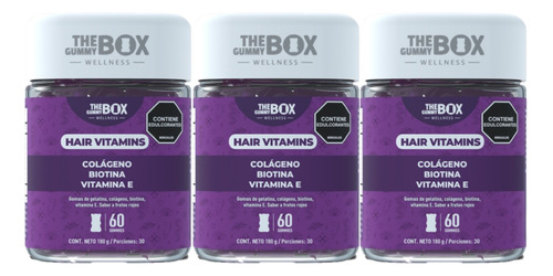 The Gummy Box Hair Vitamina Colageno Hidrolizado + Biotina